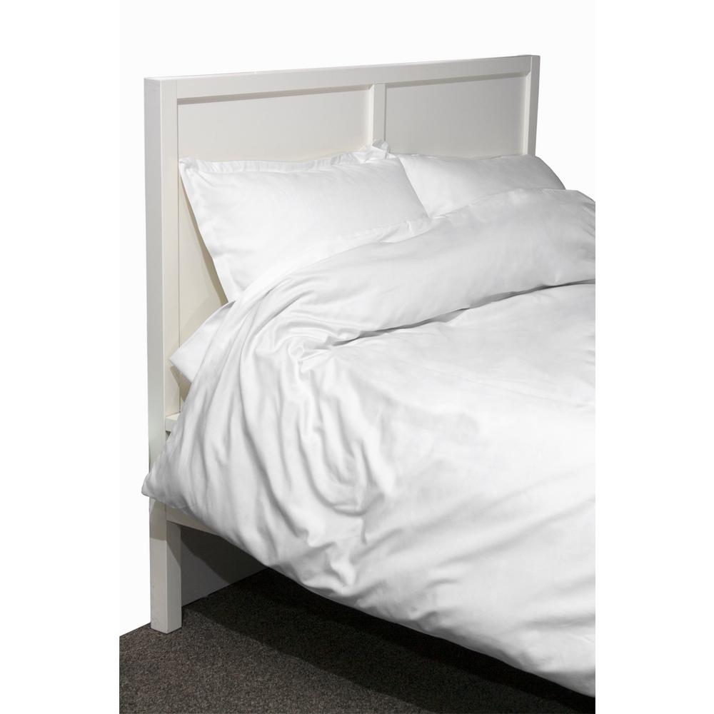 Lintex 600 Twill 2 Piece White Twin Cotton Polyester Duvet Set Lintex 600 Twill 2 Piece White Twin Cotton Polyester Duvet Set