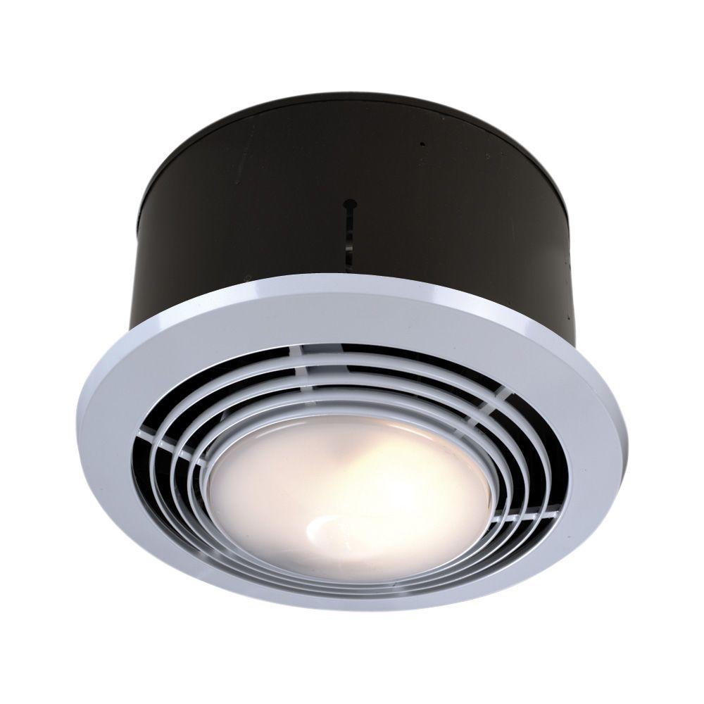 NuTone 70 CFM Ceiling Bathroom Exhaust Fan with Light and ...