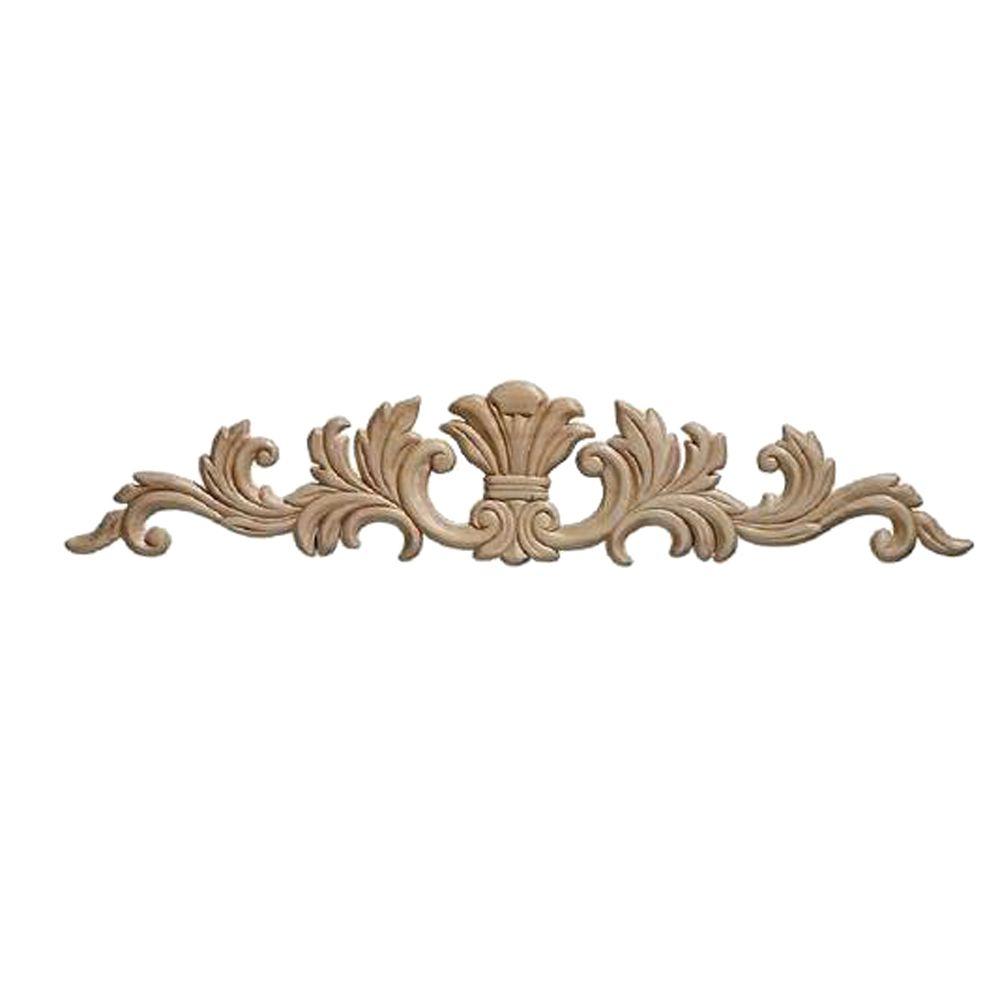Unfinished Wood Appliques Moulding Millwork The Home Depot