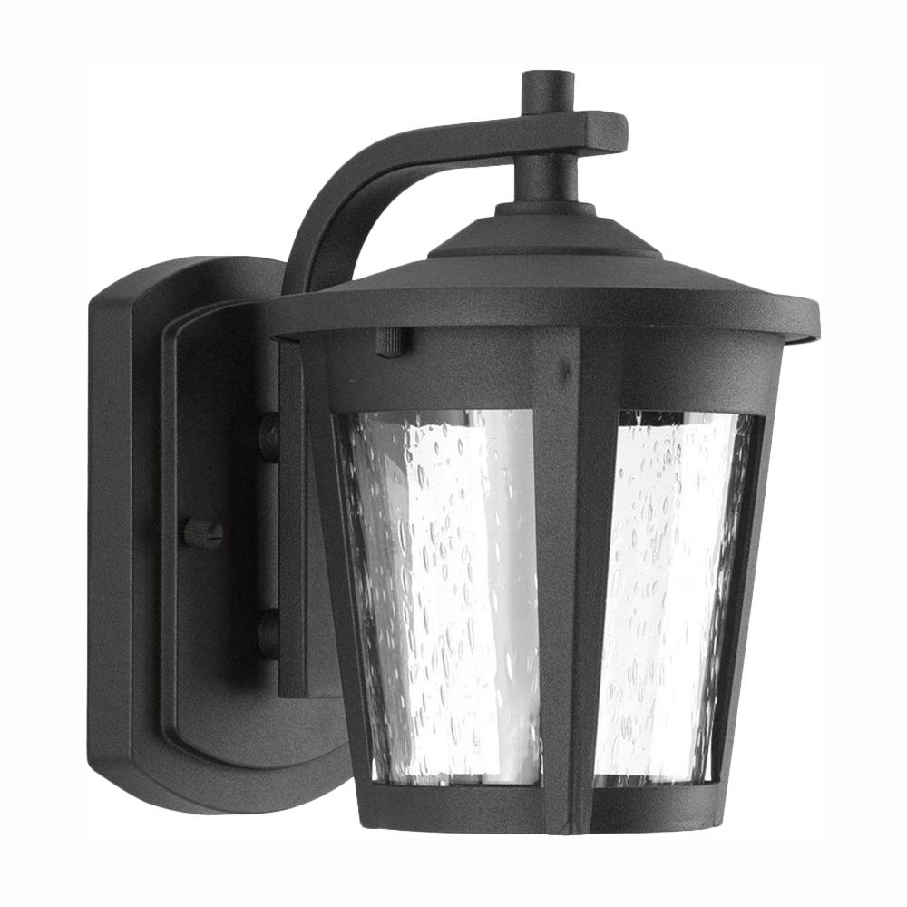 Progress Lighting East Haven Collection 1 Light 7 9 In Outdoor Black Led Wall Lantern Sconce Progress Lighting East Haven Collection 1 Light 7 9 In Outdoor Black Led Wall Lantern Sconce