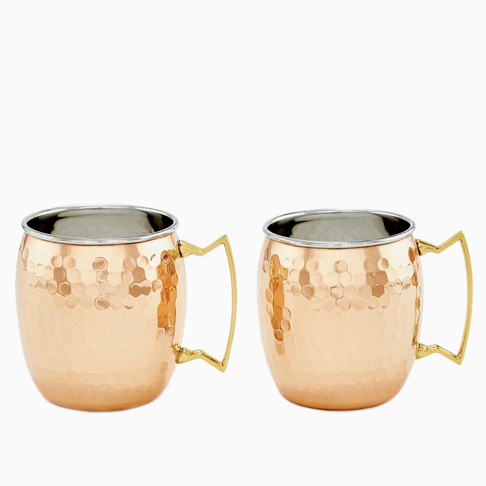 Old Dutch 16 oz. Solid Copper Hammered Moscow Mule Mug with ...