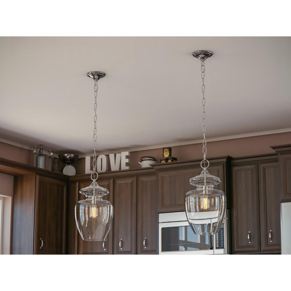 Kenroy Home Apothecary 1 Light Chrome Pendant 93037clr The Depot - Kenroy Pendant Lights Kenroy Home Apothecary 1 Light Chrome Pendant 93037clr The Depot - Kenroy Pendant Lights