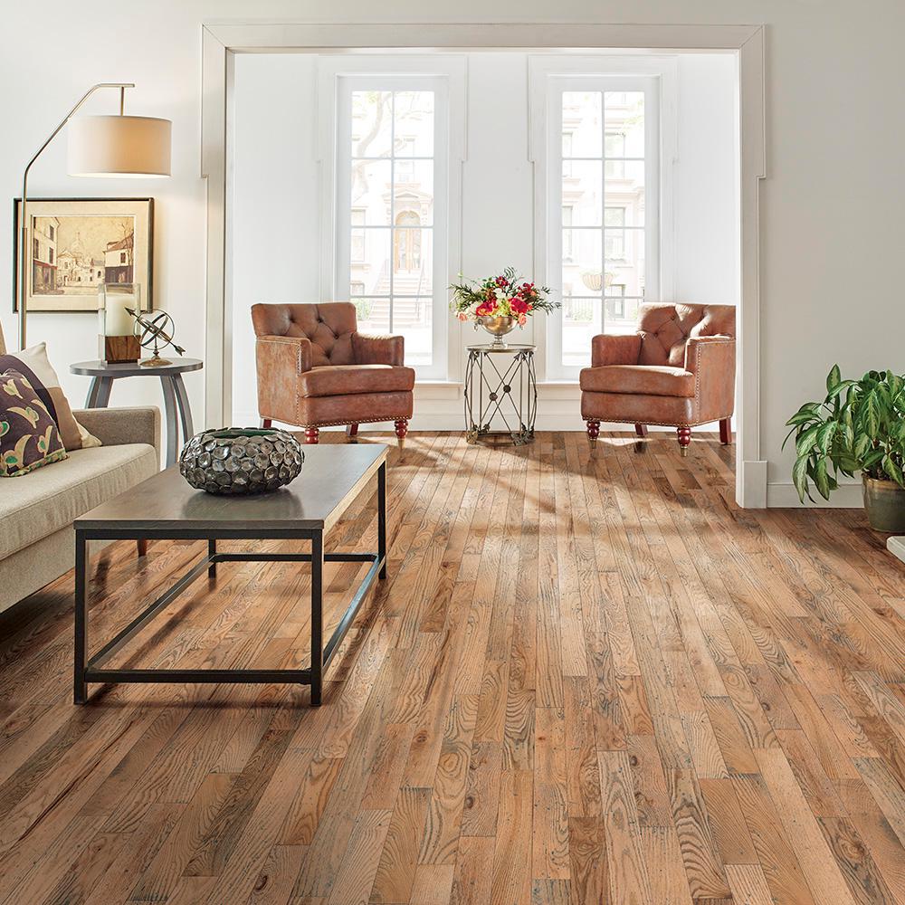 Light Oak Solid Hardwood Hardwood Flooring The Home Depot