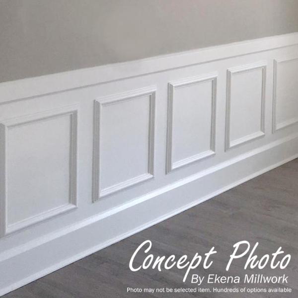 Ekena Millwork 20 In W X 24 In H X 1 2 In P Ashford Molded Classic Wainscot Wall Panel Pnl20x24as 01 The Home Depot
