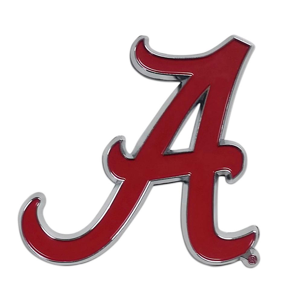 FANMATS 3 in. x 3.2 in. NCAA University of Alabama Color Emblem-22197 ...