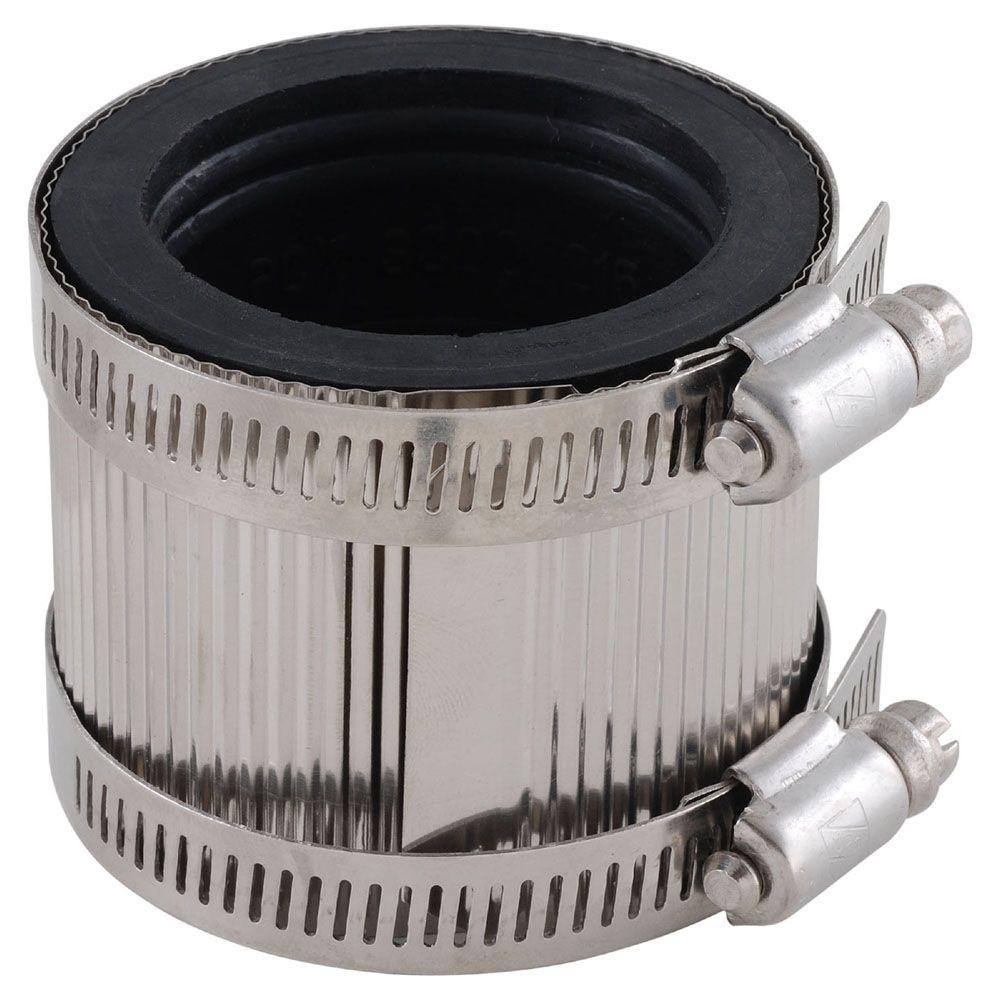 LDR Industries 2 in. x 2 in. PVC FPT x FPT NoHub Coupling808 cNHC200
