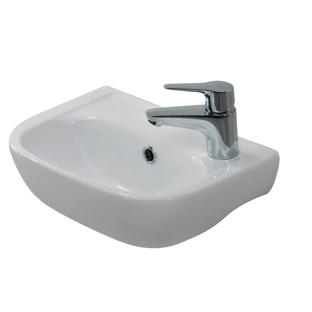 Barclay Products Ine 380 15 In Wall Hung Sink White