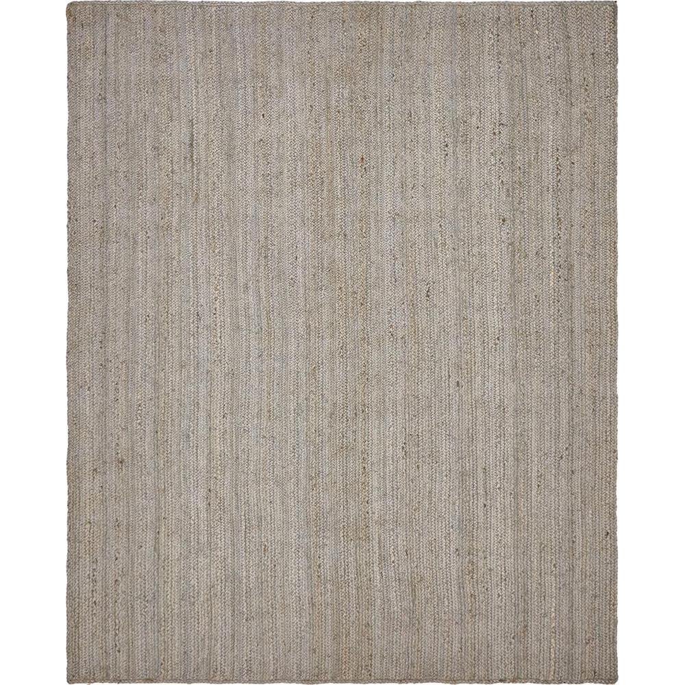 Unique Loom Braided Jute Dhaka Gray 8 0 X 10 Area Rug