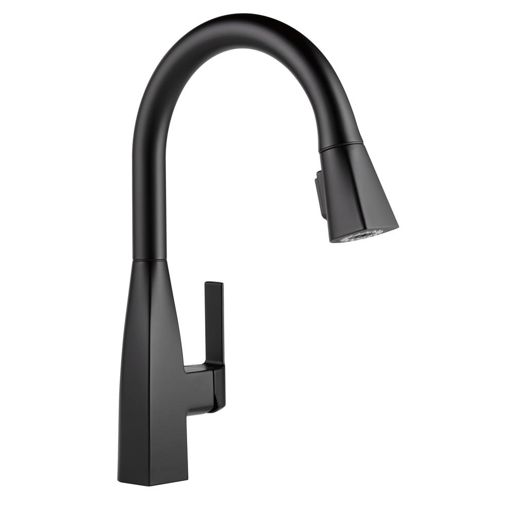 Matte Black Peerless Pull Down Faucets P7919lf Bl 64 1000 