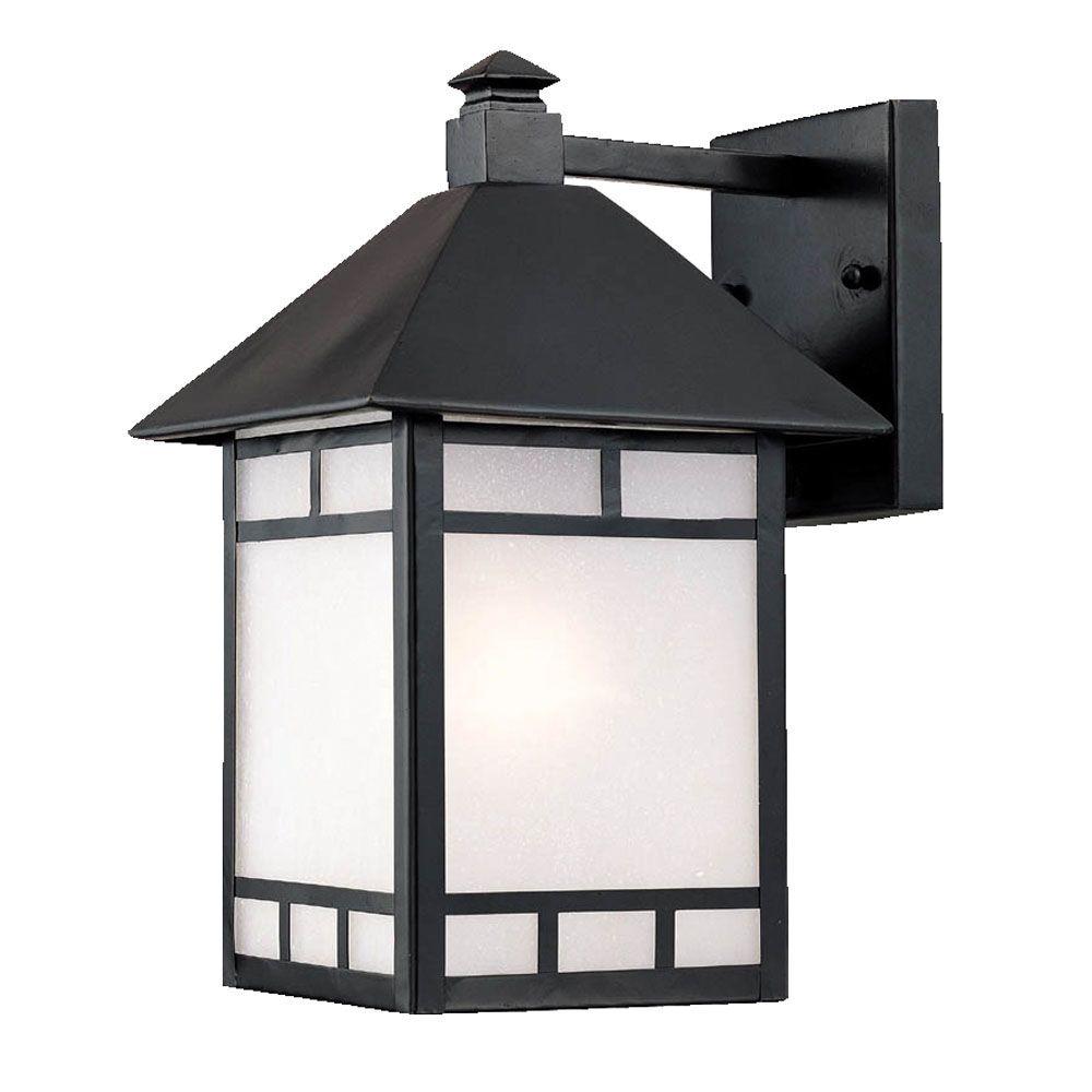 Acclaim Lighting Artisan Collection 1 Light Matte Black Outdoor Wall Acclaim Lighting Artisan Collection 1 Light Matte Black Outdoor Wall Mount Fixture