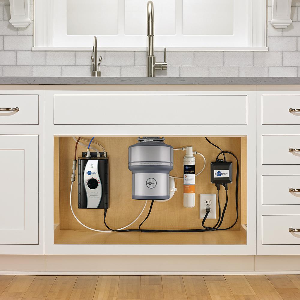 InSinkErator Garbage Disposal Continuous Feed 1 HP Evolution Excel 40