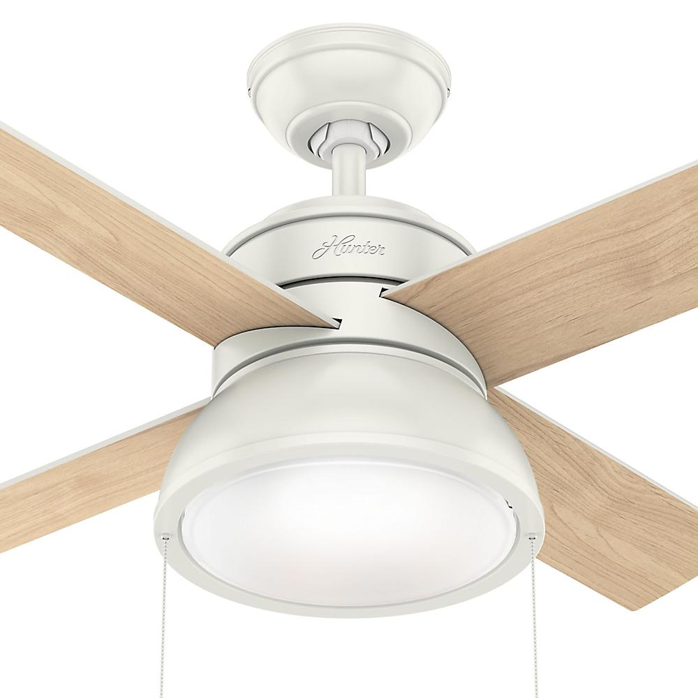 Hunter Loki 36 In Integrated Led Indoor Fresh White Ceiling Fan Indoor Fresh White Ceiling Fan