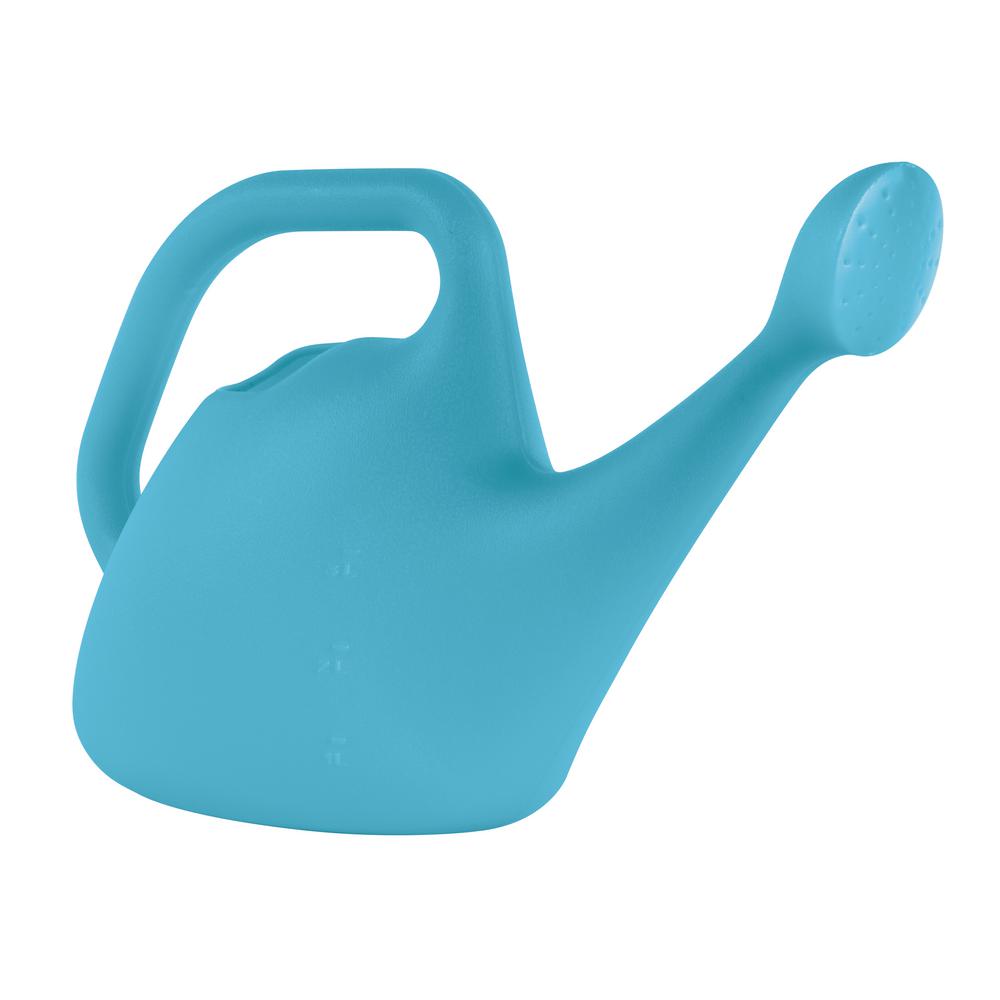 Bloem 1 Gallon Bluebonnet Watering Can Plastic Translucent 434017 Bloem 1 Gallon Bluebonnet Watering Can Plastic Translucent
