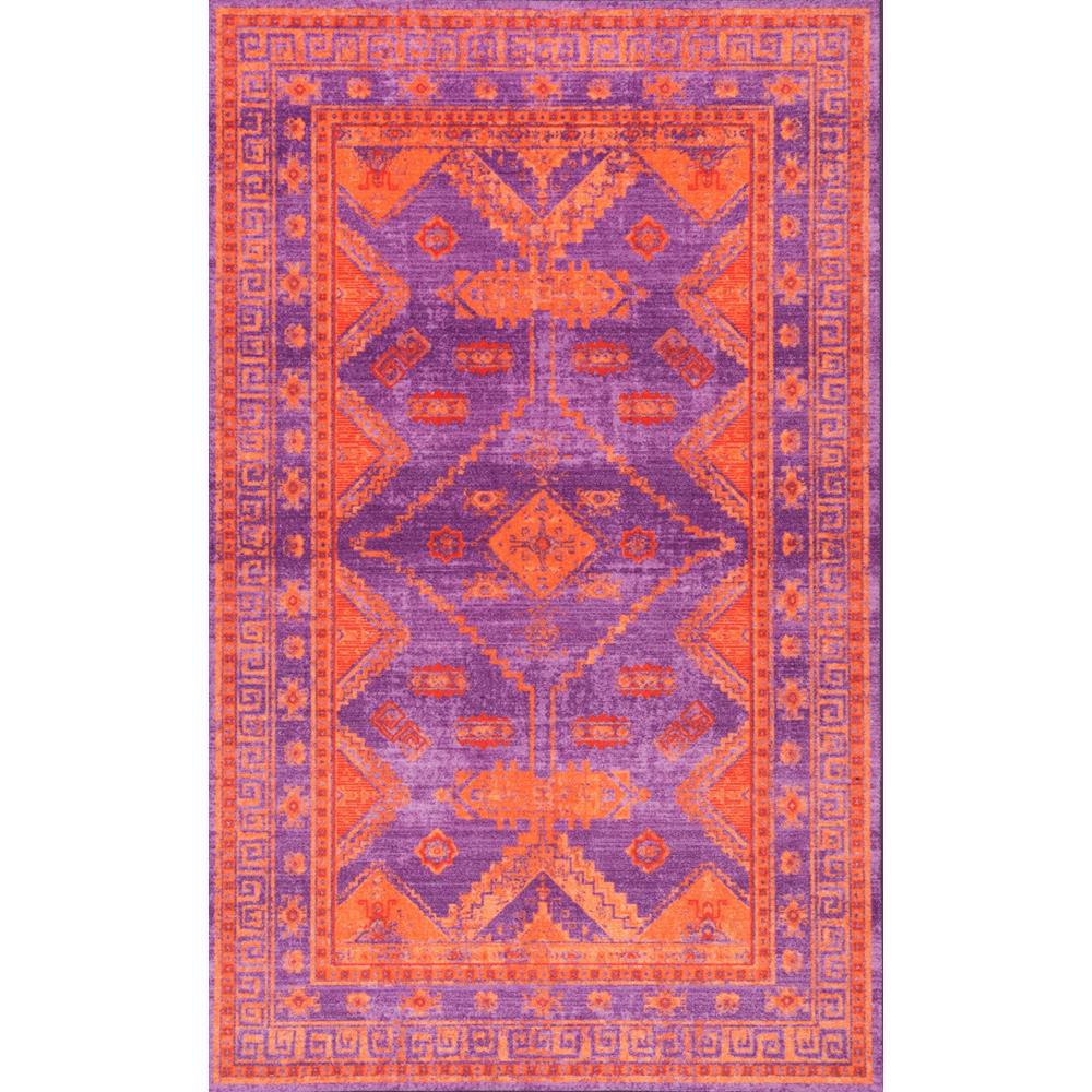 Nuloom Vintage Man Purple 5 Ft X 8 Area Rug Mcgz42a 508 Vintage Man Purple 5 Ft X 8 Area Rug