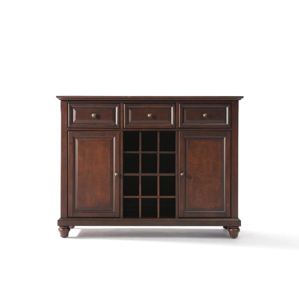 Crosley Cambridge Mahogany Buffet KF42001DMA - The Home Depot