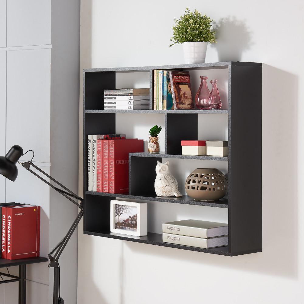 Danya B 37 In X 32 Black Laminated Rectangular Floating