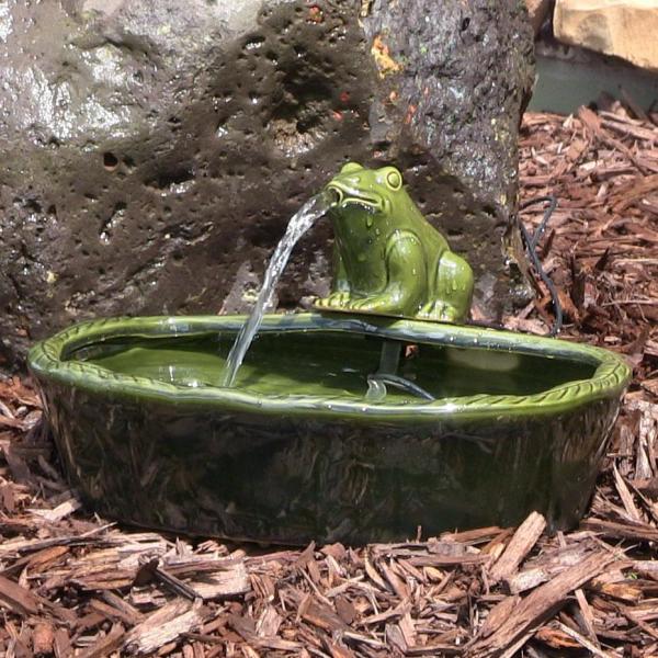 Sunnydaze Decor 7 In Ceramic Frog Solar Outdoor Water Fountain Sl 0285 The Home Depot - Garden Furniture Ceramic Frog Sunnydaze Decor 7 In Ceramic Frog Solar Outdoor Water Fountain Sl 0285 The Home Depot - Garden Furniture Ceramic Frog