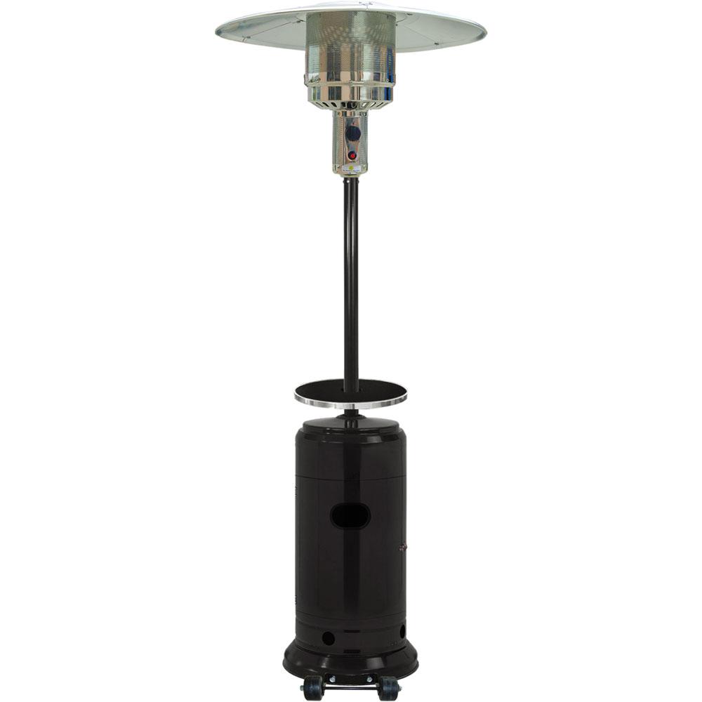 Hanover 7 ft. 41,000 BTU Steel Umbrella Propane Patio Heater in Black by Hanover