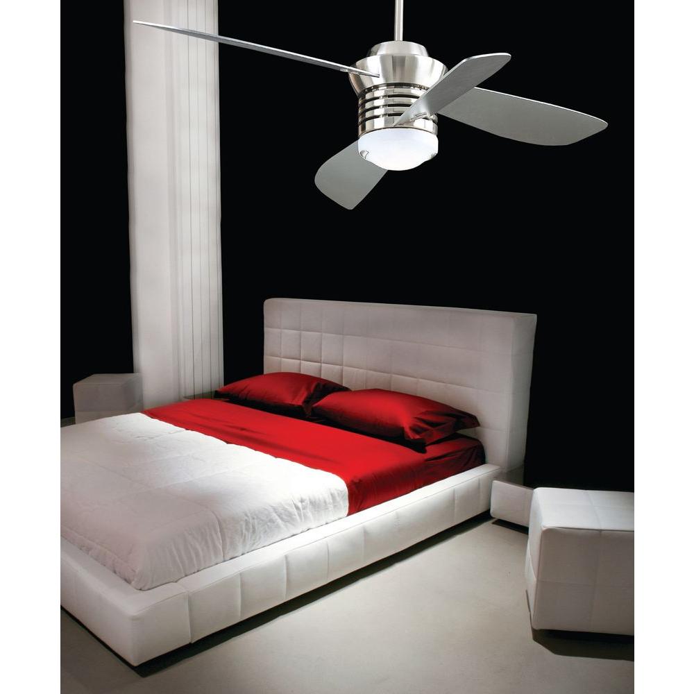 Hampton Bay Pilot 60 In And 52 In Indoor Brushed Nickel Ceiling Fan With Light Kit And Remote Control