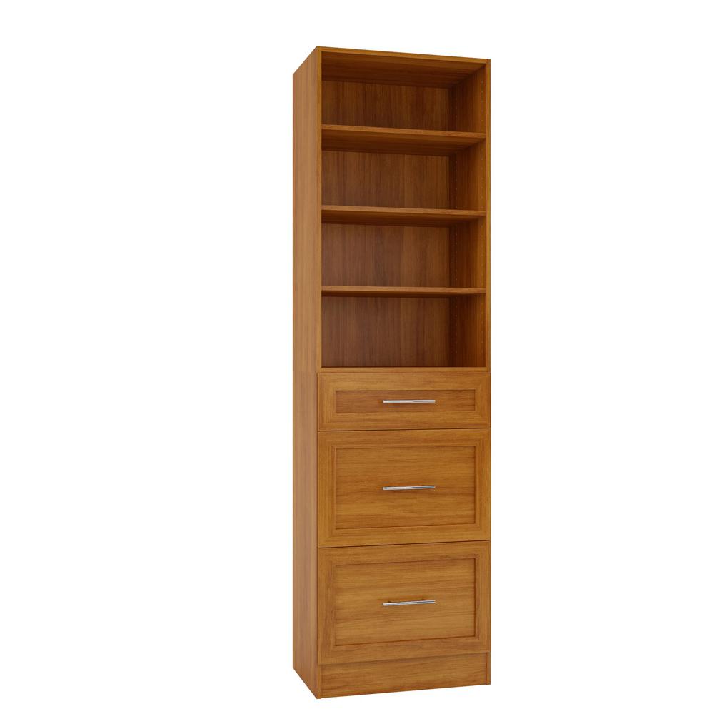 Home Decorators Collection 15 inch D x 24 inch W x 84 inch H Bergamo Cognac... by Home Decorators Collection