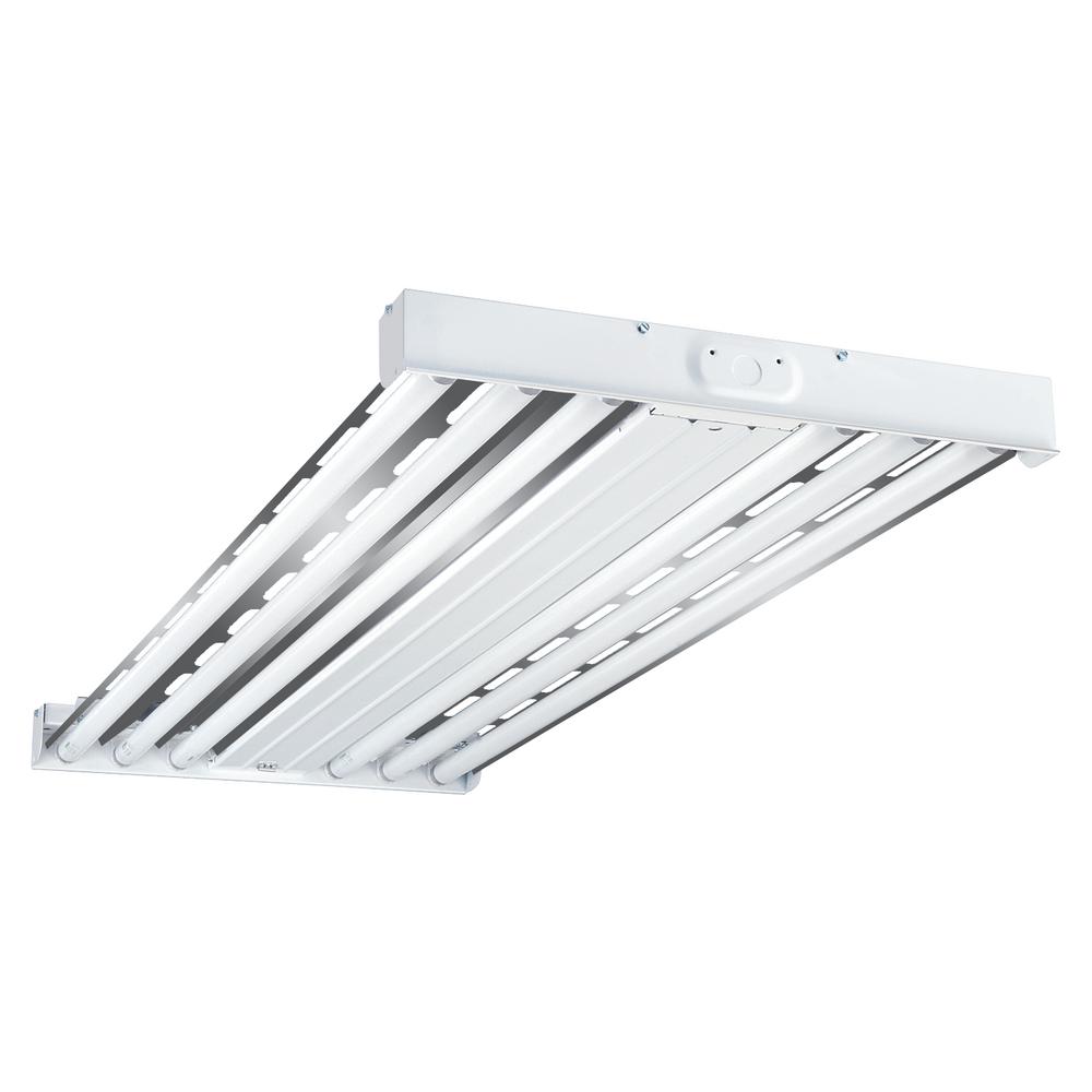 Metalux 54 Watt T5 6 Lamp 2 Ft X 4 White High Output 54 Watt T5 6 Lamp 2 Ft X 4 White High Output Fluorescent Bay