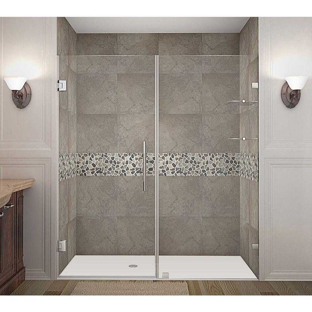 Aston Nautis Gs 72 In X Completely Frameless Hinged Shower Aston Nautis Gs 72 In X Completely Frameless Hinged Shower Door With