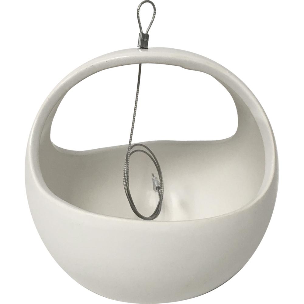 Arcadia Garden S Basket 4 1 2 In X Matte White Arcadia Garden S Basket 4 1 2 In
