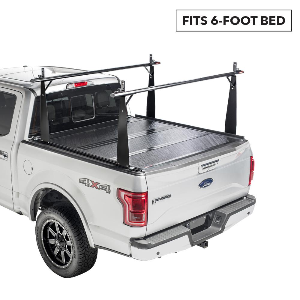 Pro Series 71 In X 69 5 In 25 Lb Vinyl Tonneau Truck Bed Cover For Gmc Sierra Ps07902 The Home Depot