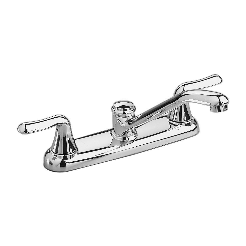 American Standard Colony Soft 2 Handle Kitchen Faucet With Gpm In Polished Chrome