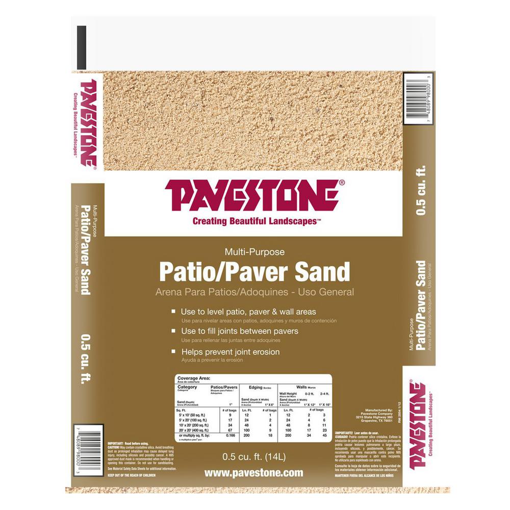 Pavestone 0 5 Cu Ft Paver Sand The Home Depot