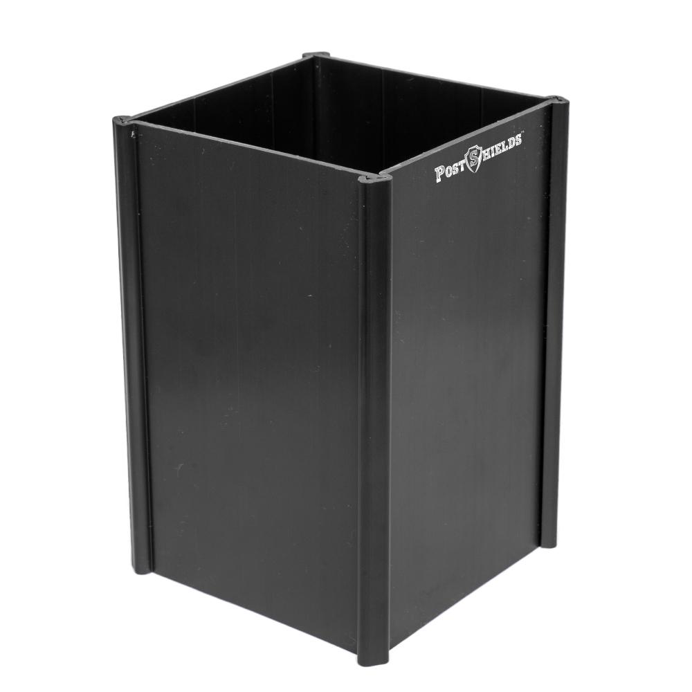 Post Shields 3.5 in. x 3.5 in. x 6 in. H Black Post Wrap12010 The