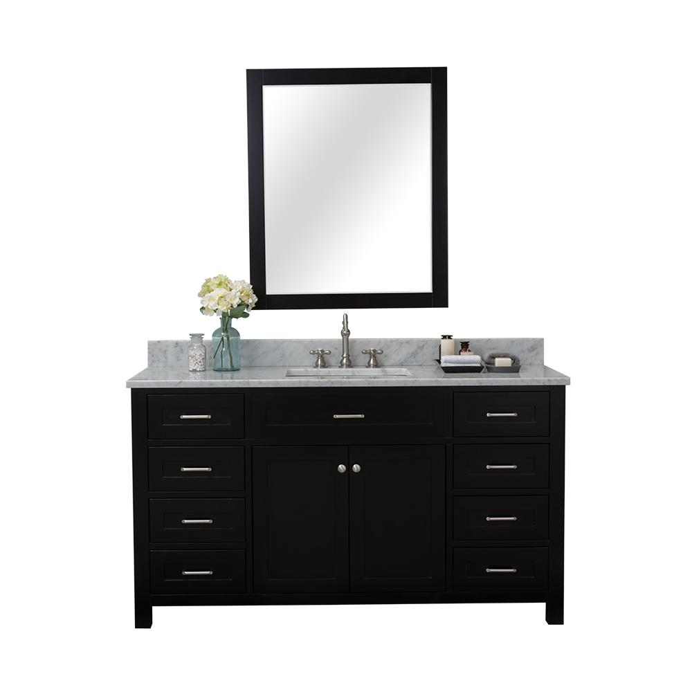Alya Bath Norwalk 60 In W X 34 2 H 22 D Vanity Alya Bath Norwalk 60 In W X 34 2 H 22