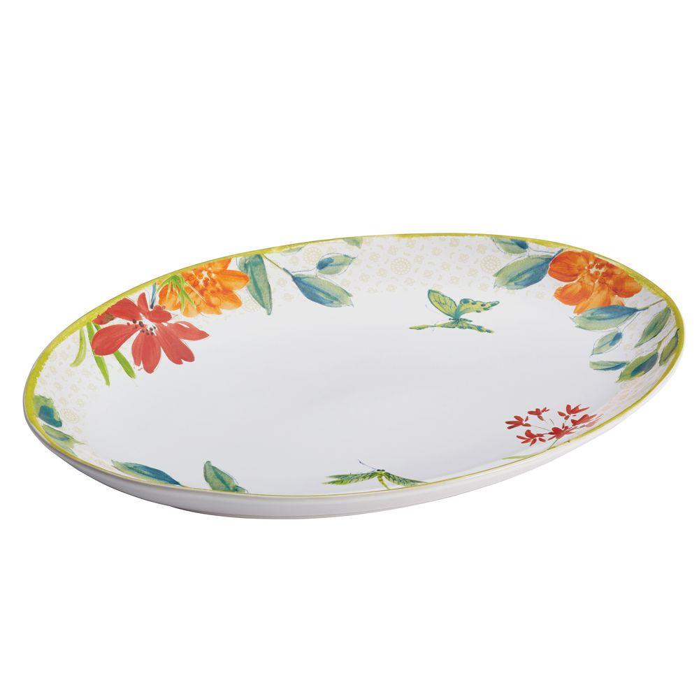 Bonjour Dinnerware Al Fresco Stoneware 9 3 4 In X 13 Oval Bonjour Dinnerware Al Fresco Stoneware