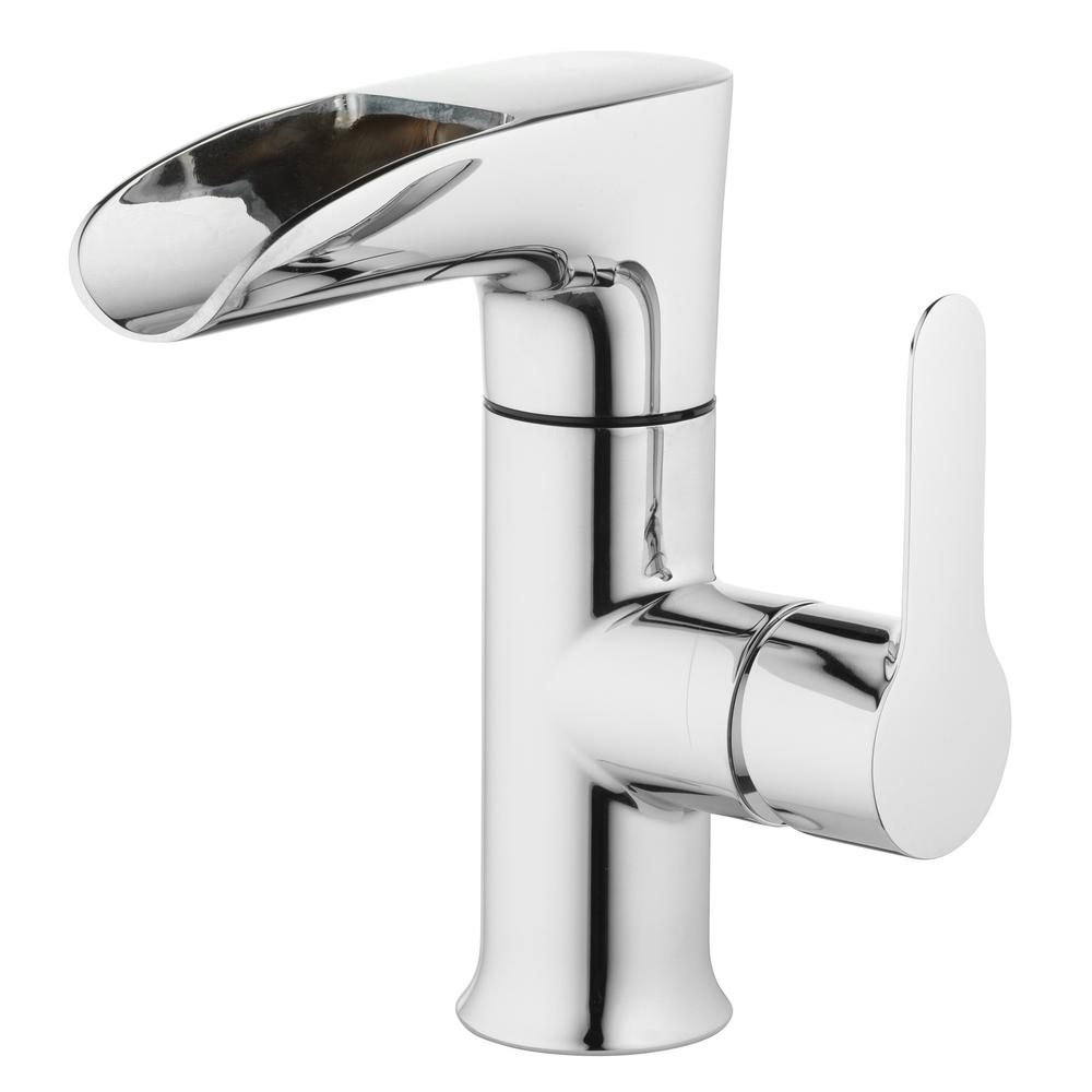 4" Single Side Handle LED Bathroom Faucet TOSCA