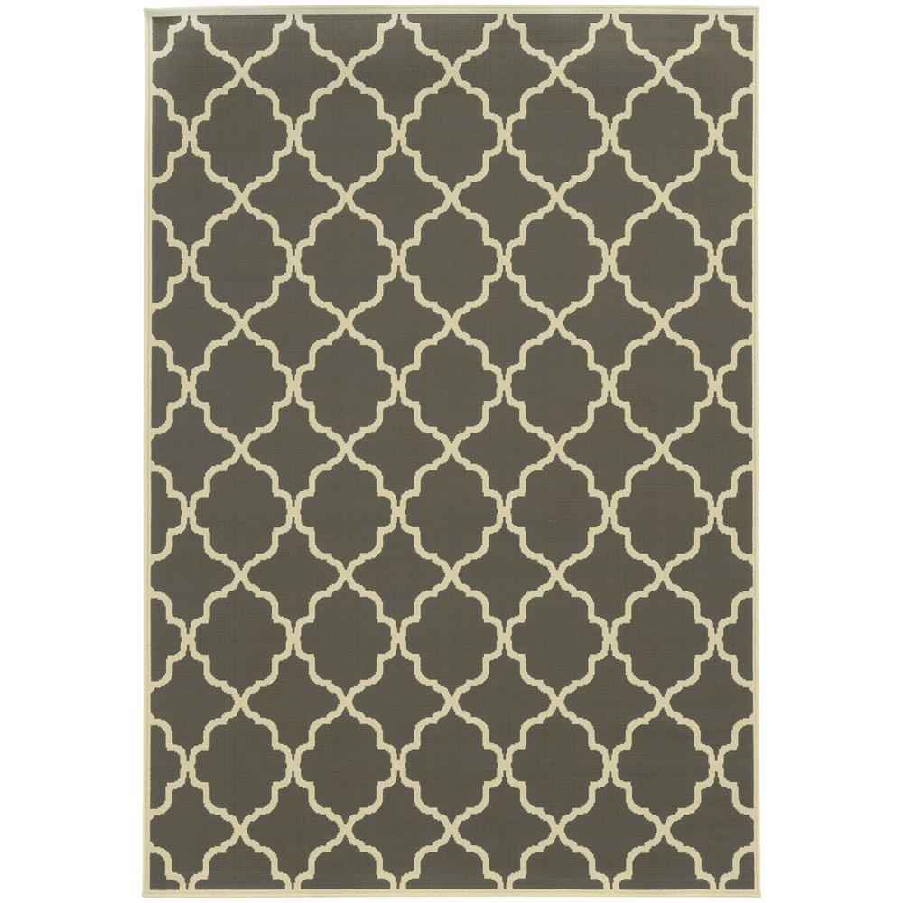 Home Decorators Collection Newport Dark Grey 2 ft. x 4 ft. Indoor