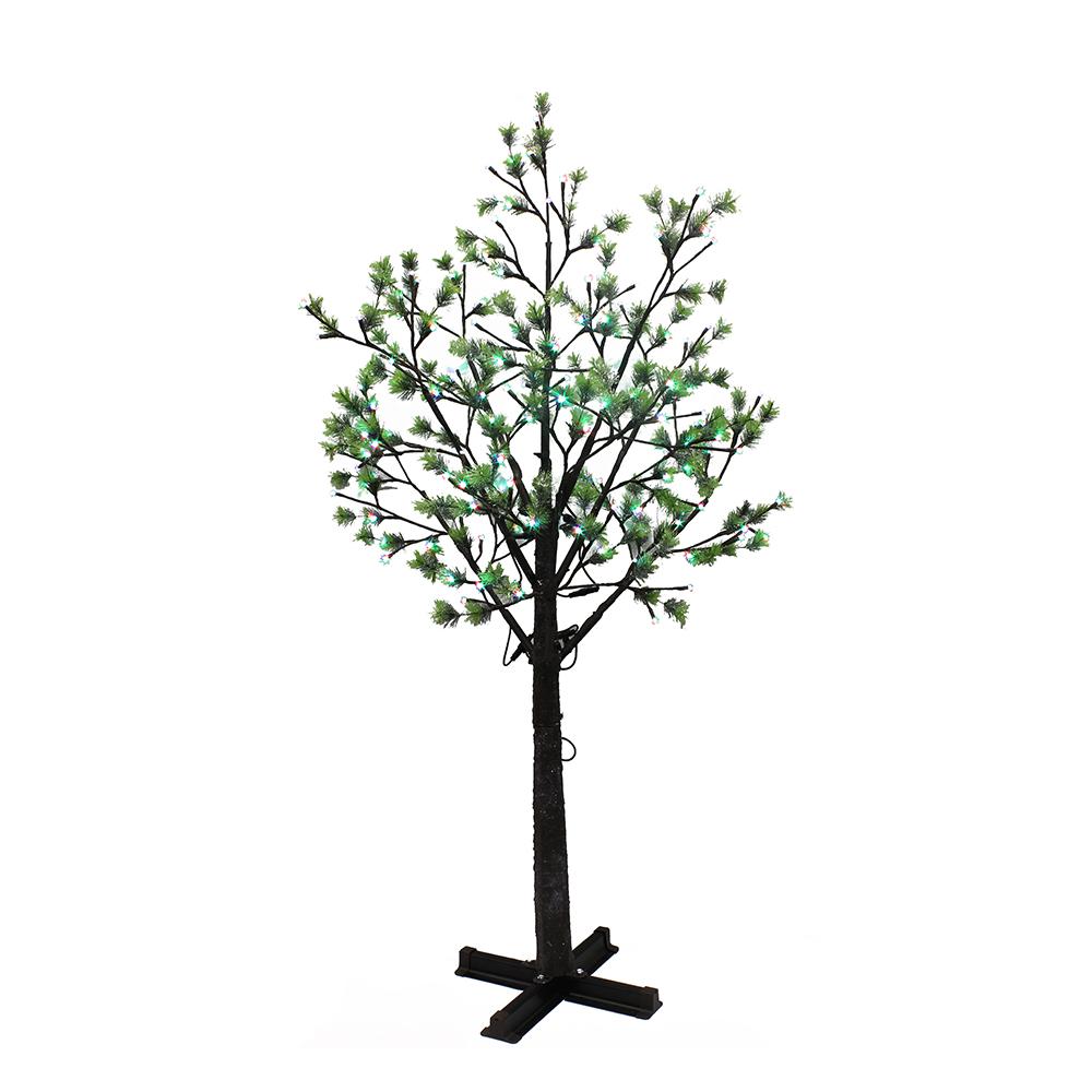 Puleo International 7.5 ft. Pre-Lit Artificial Tree with ...