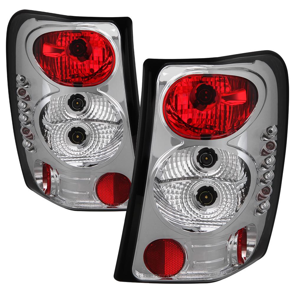 Spyder Auto Jeep Grand Cherokee 9904 Euro Style Tail Lights Chrome