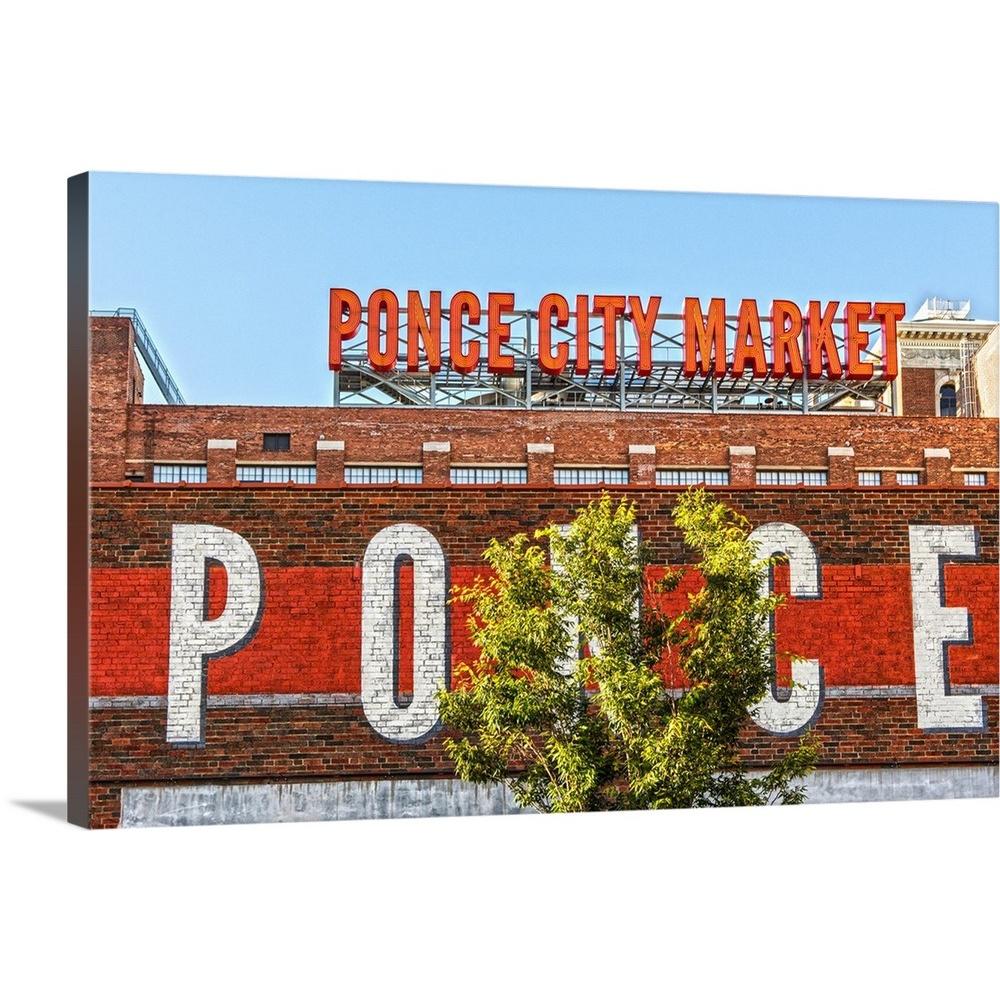 The Stupell Home Decor Collection Atlanta Words and Cities Typography Art Canvas