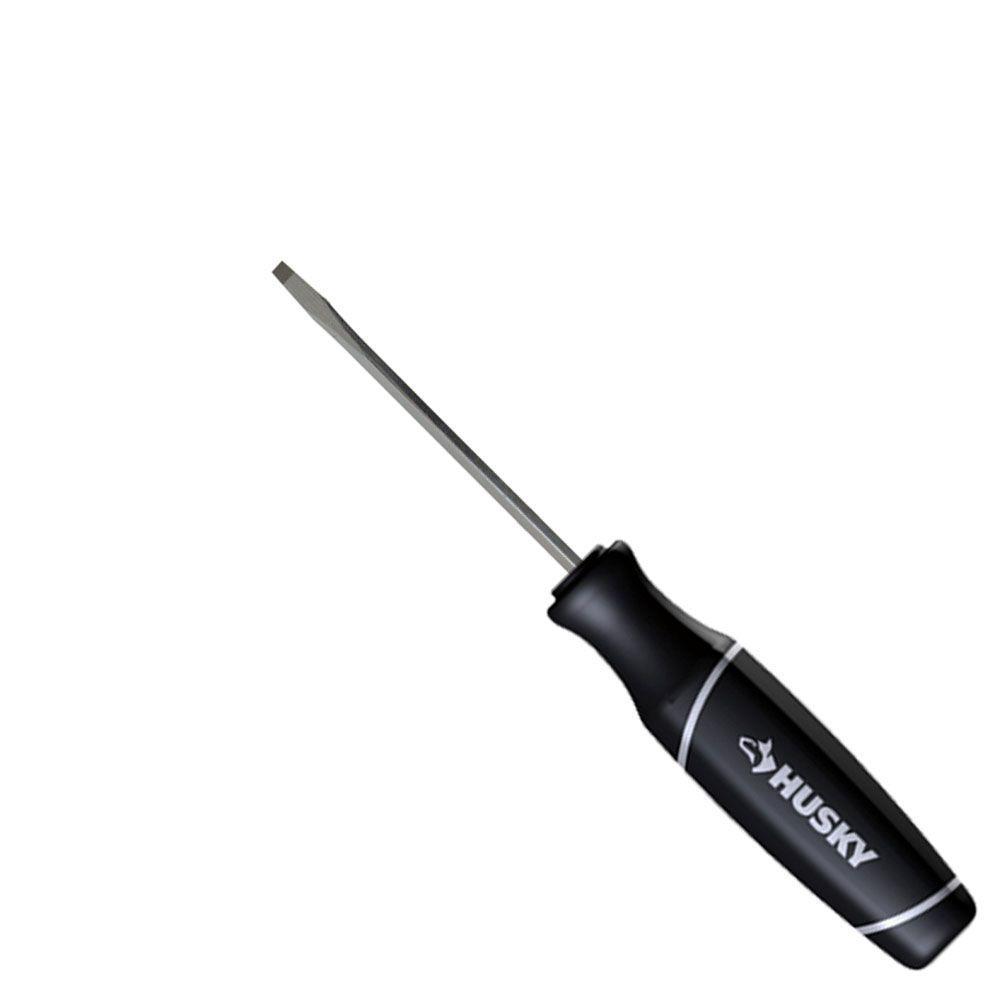 Husky 1/8 in. x 21/2 in. Slotted Screwdriver220503440 The Home Depot