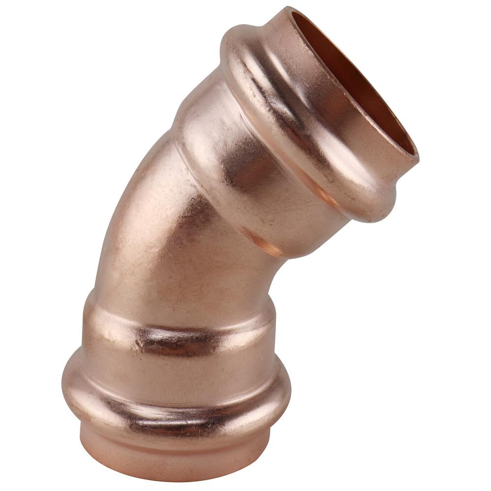 45 Degree Copper Fittings Fittings The Home Depot