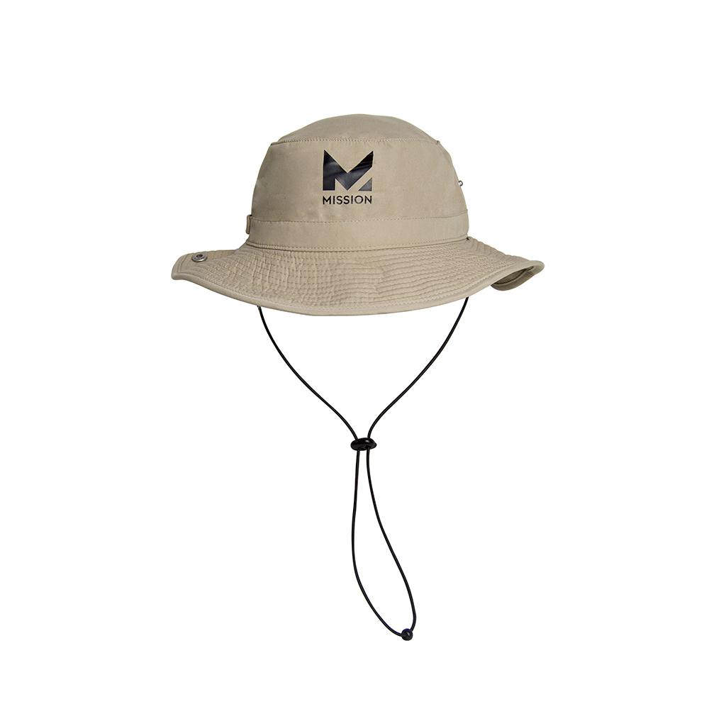 Mission Hydro Active 1-Size Unisex Polyester Khaki Cooling Bucket Hat ...