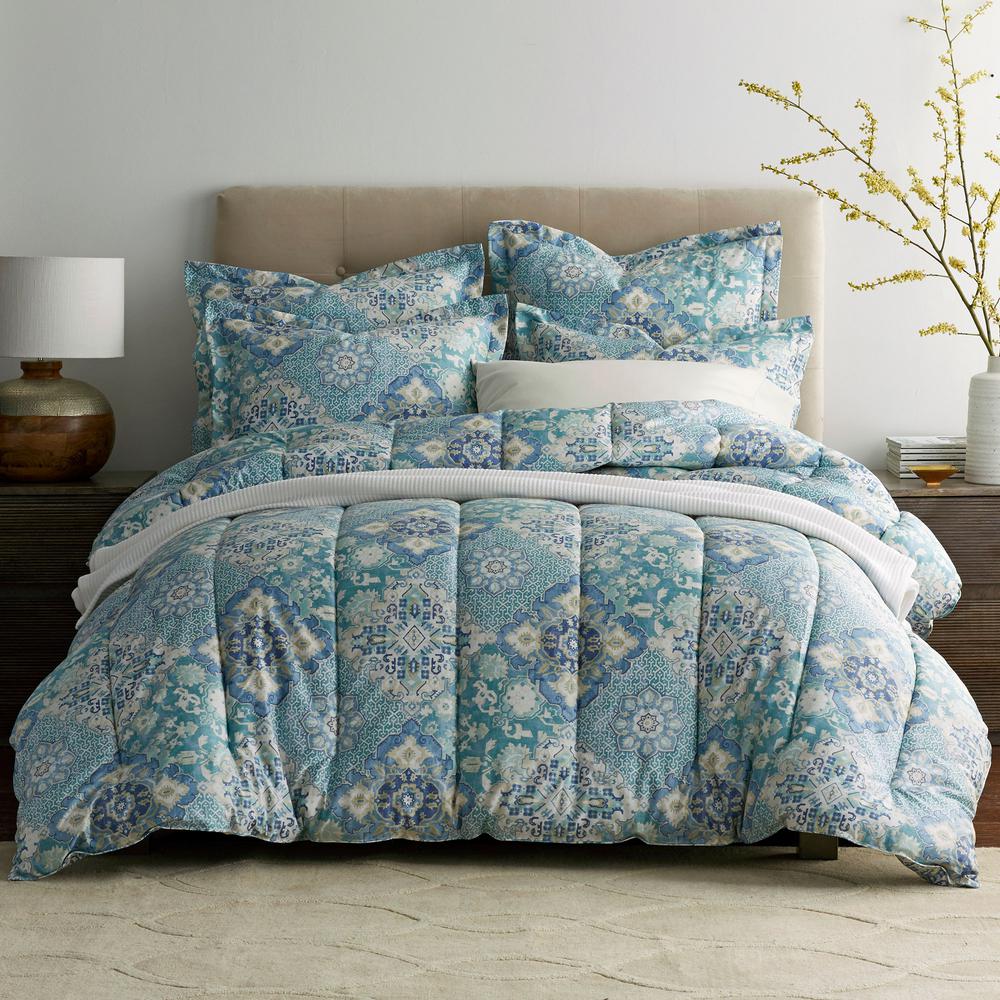 The Company Store Denim/Chambray Cotton Full Comforter C2F7FDENCHAM