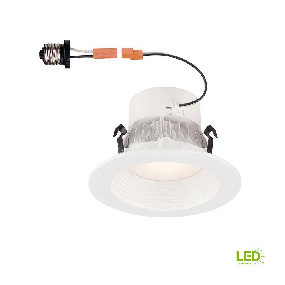 EnviroLite Easy Up 4 in. LED 2700K Warm White 91 CRI LED Recessed Light