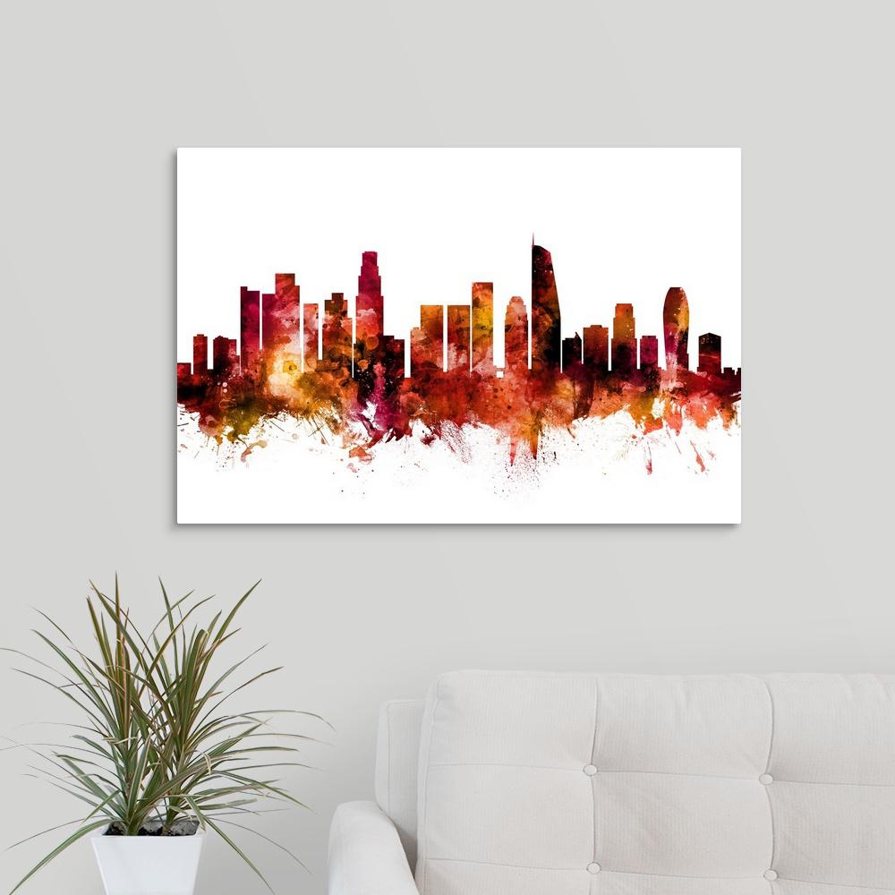 Greatbigcanvas Los Angeles California Skyline By Michael Tompsett Canvas Wall Art 2538467 24 30x20 The Home Depot - Los Angeles Wall Art Locations Greatbigcanvas Los Angeles California Skyline By Michael Tompsett Canvas Wall Art 2538467 24 30x20 The Home Depot - Los Angeles Wall Art Locations