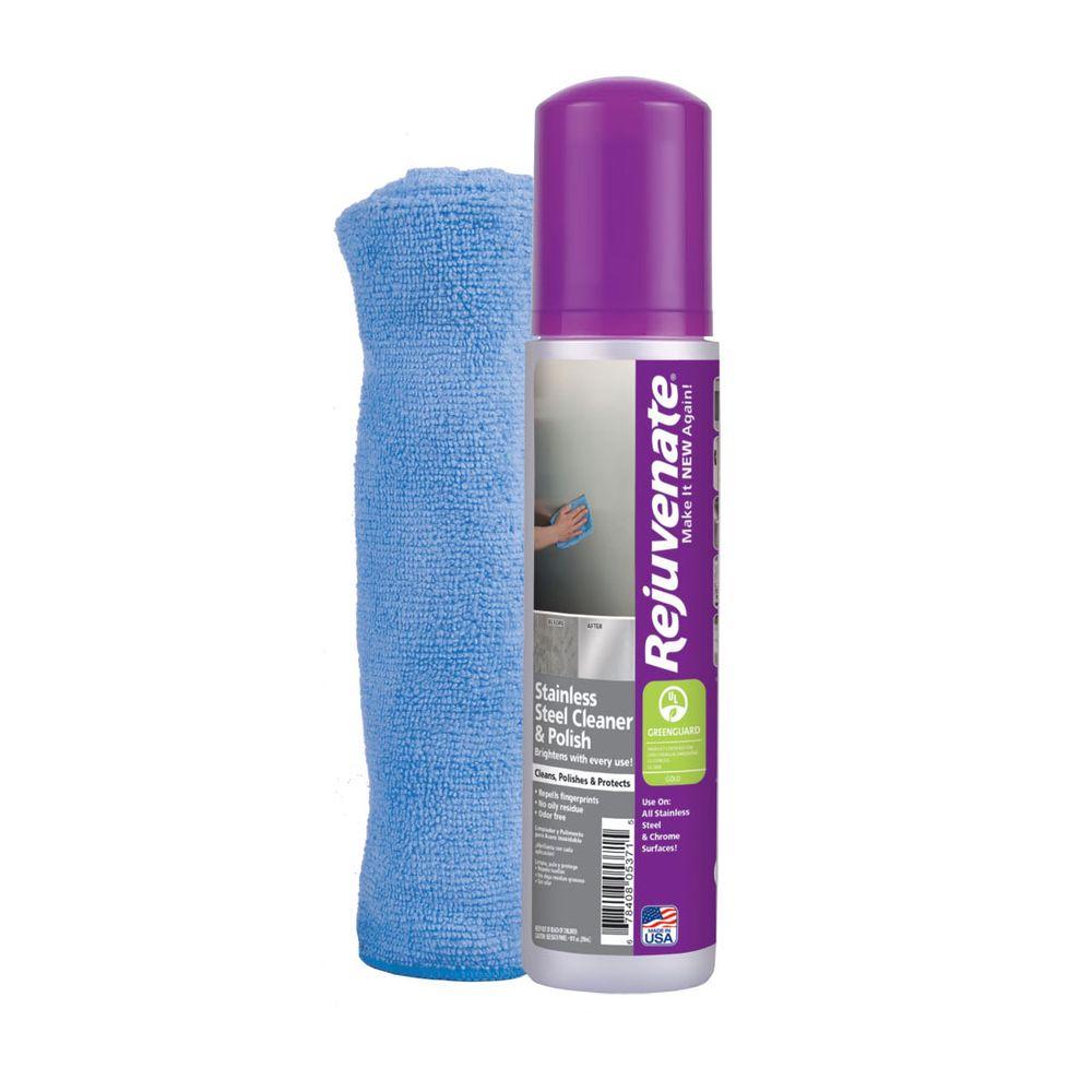 Rejuvenate 10 Oz Stainless Steel Cleaner And Polish Rj10ssclam Rejuvenate 10 Oz Stainless Steel Cleaner And Polish