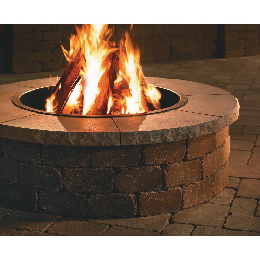 Stone Fire Pit Kits Hardscapes The Home Depot