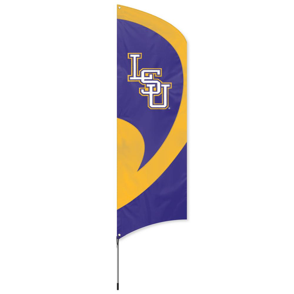 Party Animal Inc Lsu Tigers Tall Team Flag Ttlsu The Home Depot