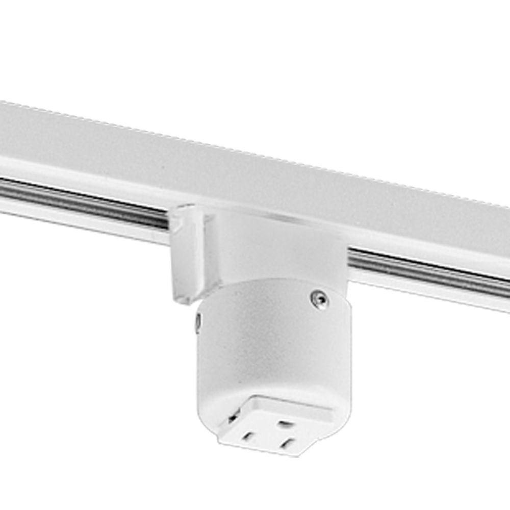Progress Lighting White Track Accessory Outlet Adapter P8751 28 Progress Lighting White Track Accessory Outlet Adapter
