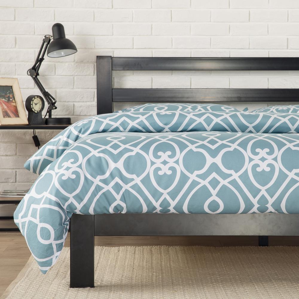 Zinus Modern Studio Black Twin Platform Bed Hd Asmph 20t The Home Zinus Modern Studio Black Twin Platform Bed