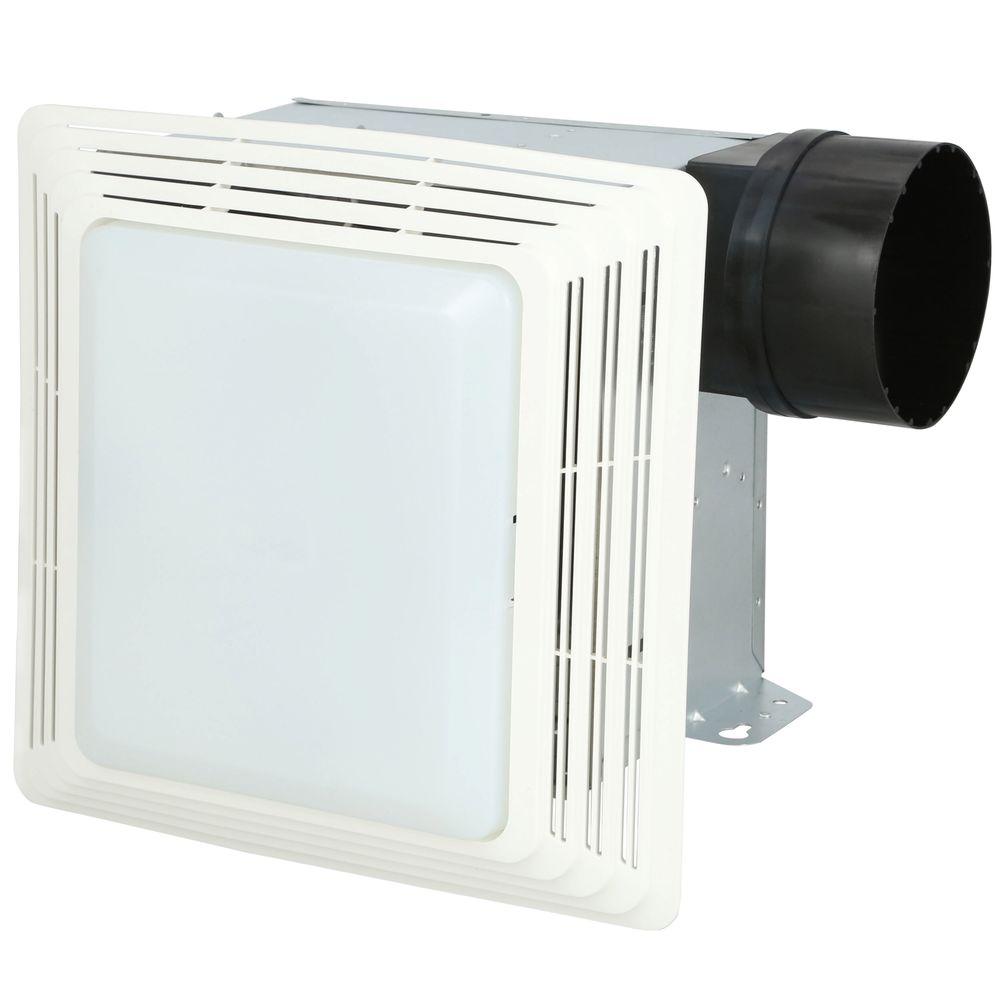 broan bathroom exhaust fans bath the home depot Wiring Diagrams for Broan Fans 50 cfm ceiling bathroom exhaust fan with light